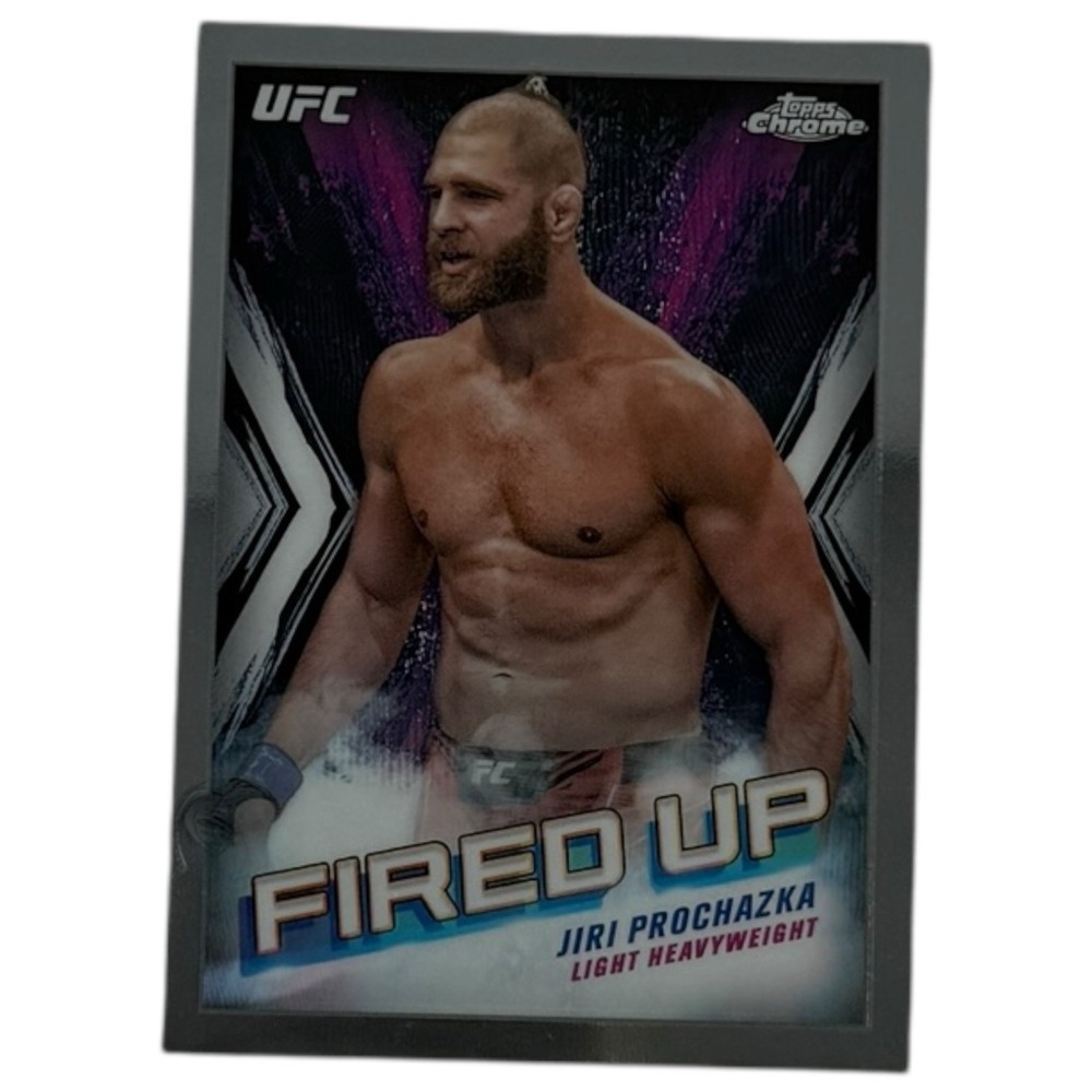 2024 Topps Chrome UFC Fired‎ Up #FDP9 Jiri Prochazka